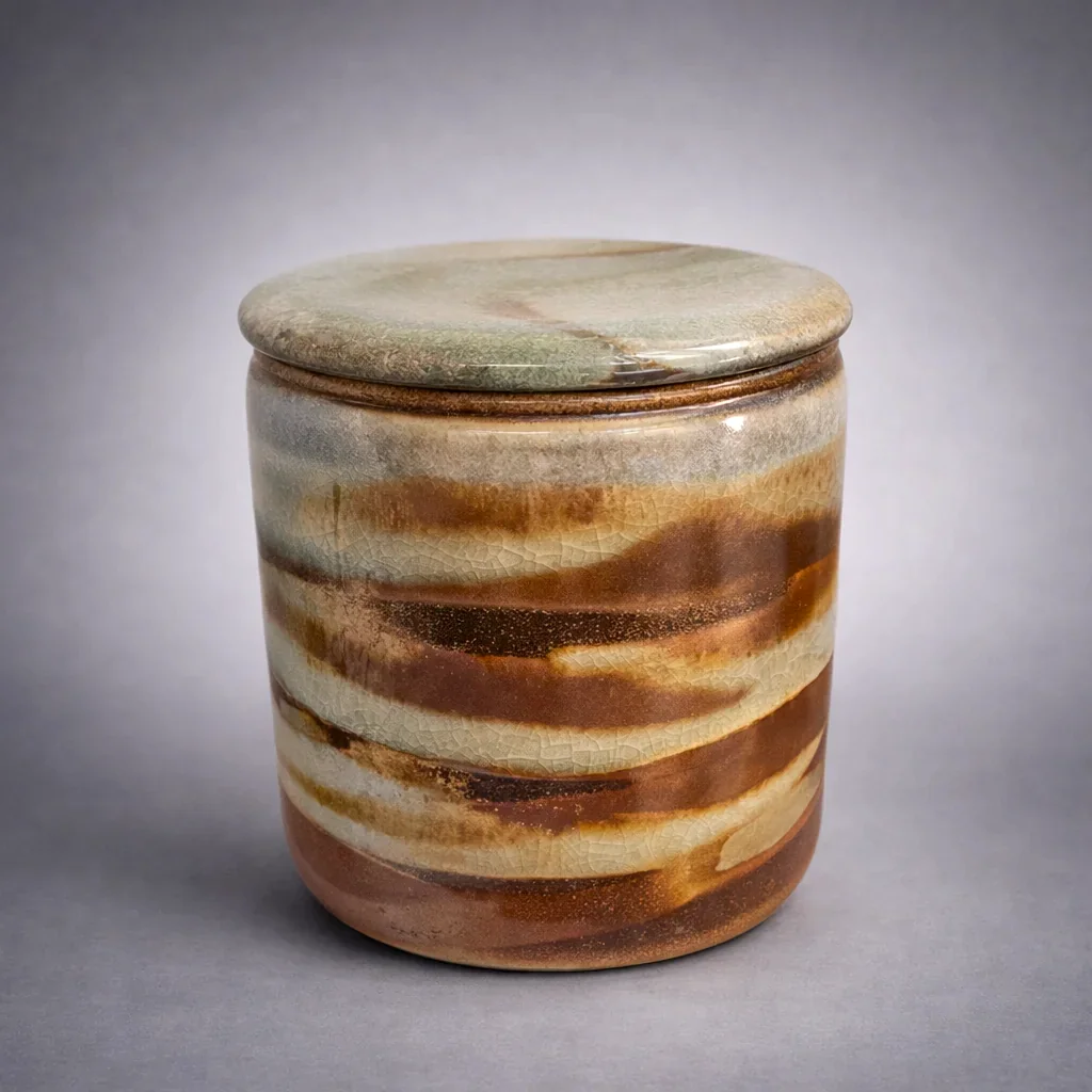 Tiger stripe jar