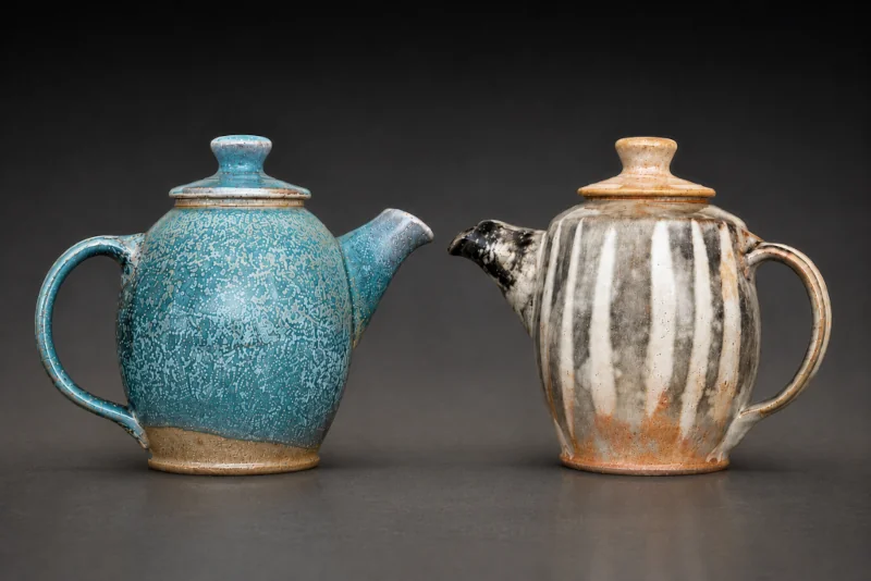 Set of two teapots
